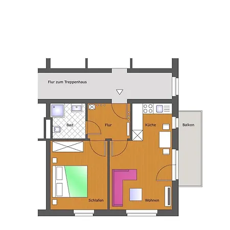 Mit Balkon In Strandnaehe Appartamento *